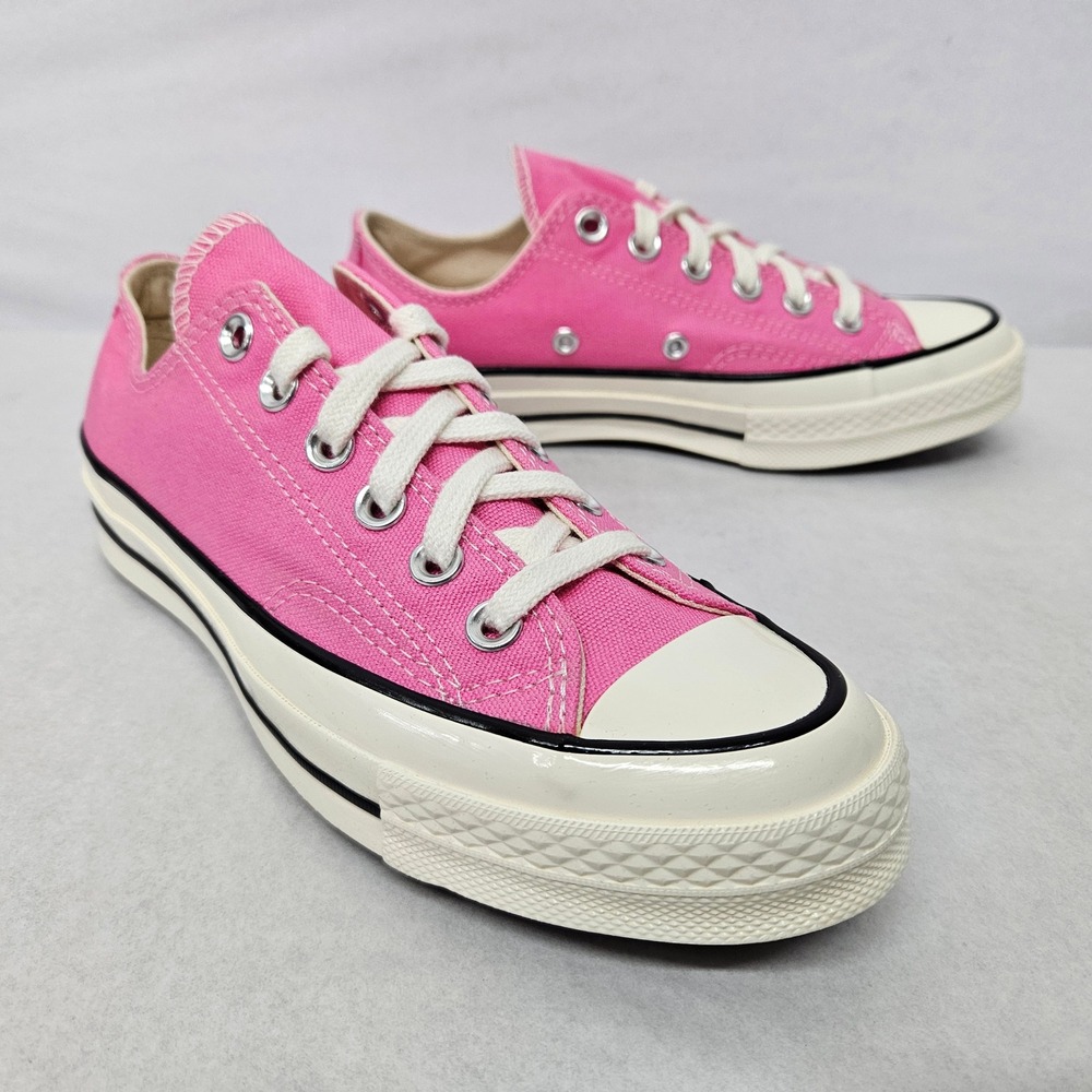 Converse Chuck 70 Oxford Shoes A08138F‎ Pink Egret Black Women's Size 7